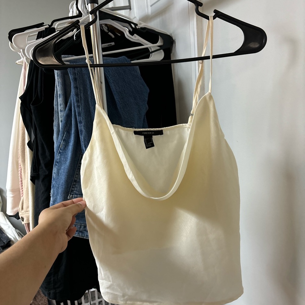 Forever 21 Cream Cami Top